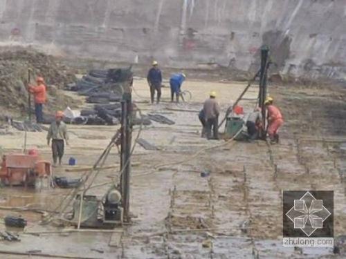 稷山我公司承建北京房山区水池地基注浆加固工程